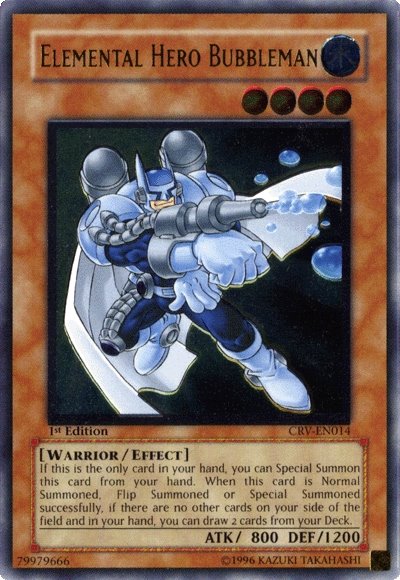 Elemental Hero Bubbleman [CRV-EN014] Ultimate Rare | Odin's Place