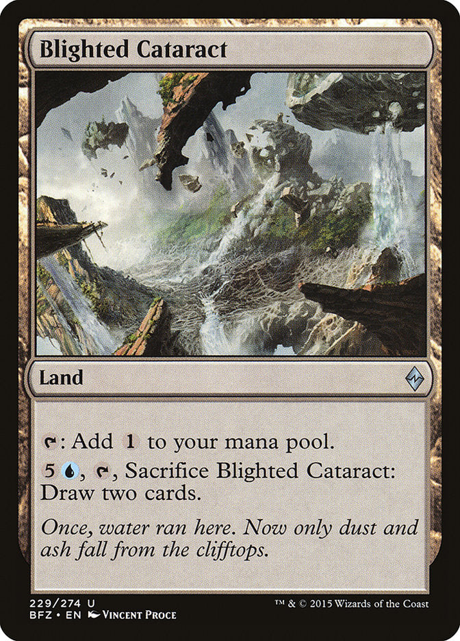 Blighted Cataract (229) [Battle for Zendikar] | Odin's Place