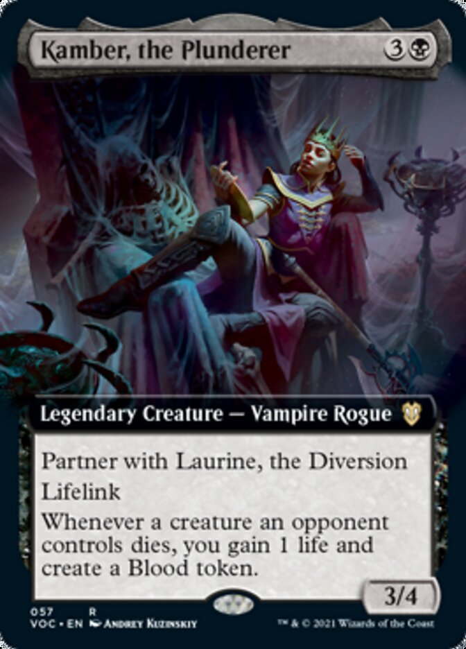 Kamber, the Plunderer (Extended Art) [Innistrad: Crimson Vow Commander] | Odin's Place