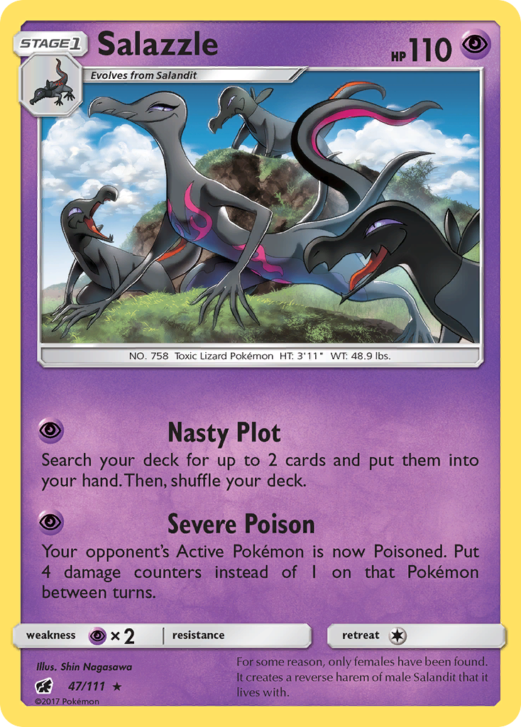 Salazzle (47/111) [Sun & Moon: Crimson Invasion] | Odin's Place