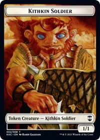Kithkin Soldier // Pegasus Double-Sided Token [Kaldheim Commander Tokens] | Odin's Place