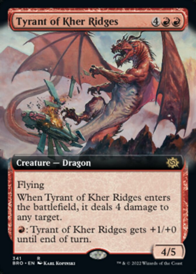 Tyrant of Kher Ridges (Extended Art) [The Brothers' War] | Odin's Place