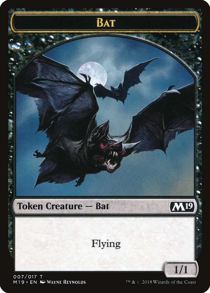 Bat Token (7) [Core Set 2019 Tokens] | Odin's Place