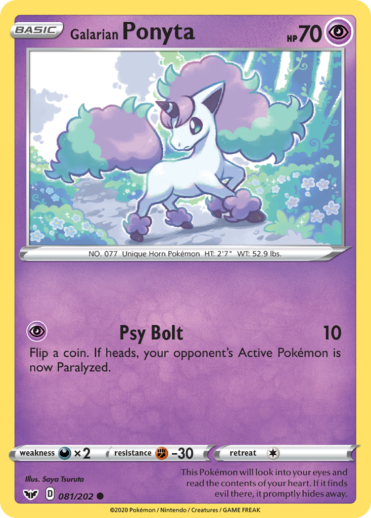 Galarian Ponyta (081/202) [Sword & Shield: Base Set] | Odin's Place