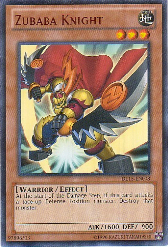 Zubaba Knight (Red) [DL15-EN008] Rare | Odin's Place