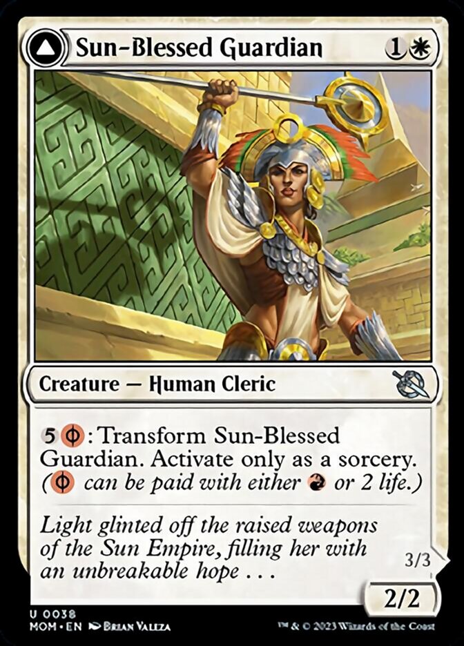Sun-Blessed Guardian // Furnace-Blessed Conqueror [March of the Machine] | Odin's Place