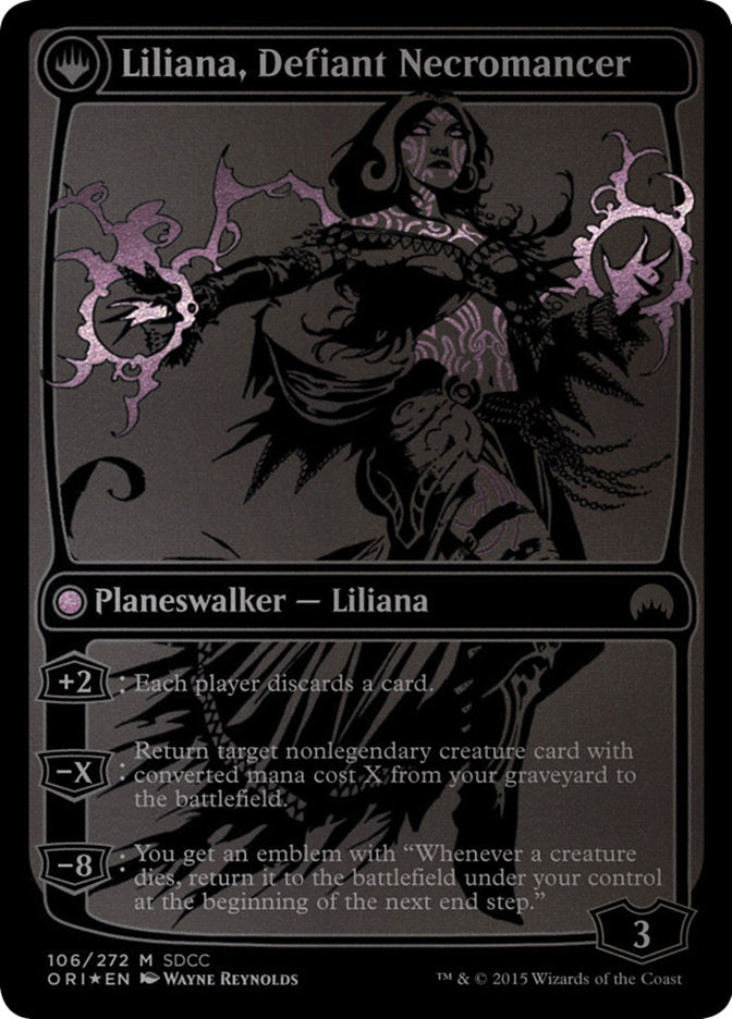 Liliana, Heretical Healer // Liliana, Defiant Necromancer [San Diego Comic-Con 2015] | Odin's Place