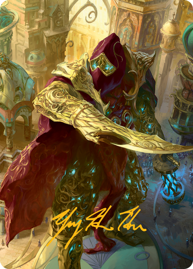 Baral, Chief of Compliance Art Card (Gold-Stamped Signature) [March of the Machine Art Series] | Odin's Place