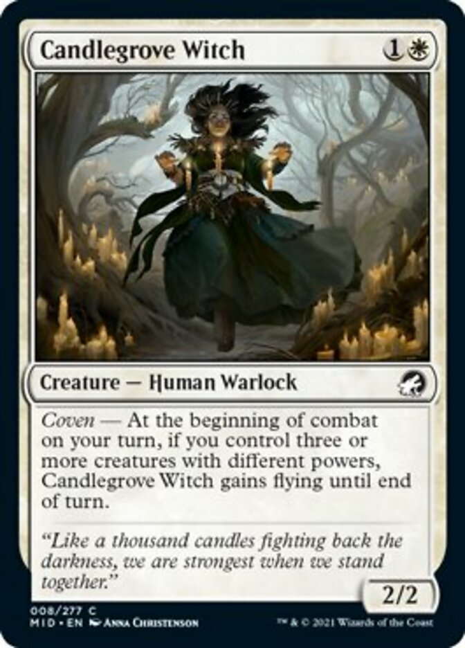 Candlegrove Witch [Innistrad: Midnight Hunt] | Odin's Place