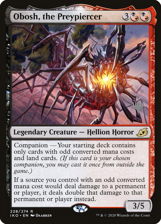 Obosh, the Preypiercer (Promo Pack) [Ikoria: Lair of Behemoths Promos] | Odin's Place