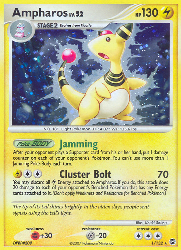 Ampharos (1/132) [Diamond & Pearl: Secret Wonders] | Odin's Place