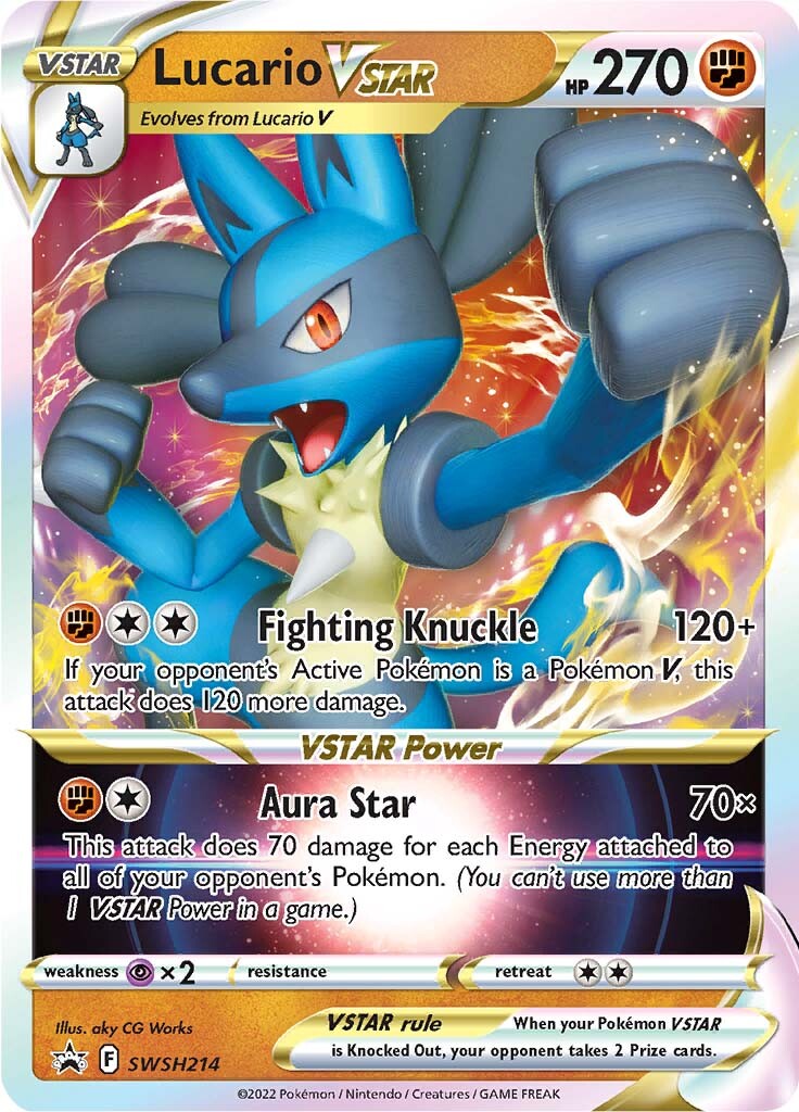 Lucario VSTAR (SWSH214) [Sword & Shield: Black Star Promos] | Odin's Place