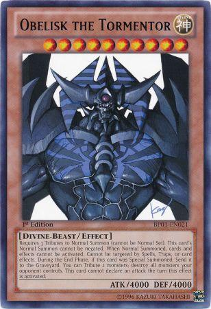 Obelisk the Tormentor [BP01-EN021] Rare | Odin's Place