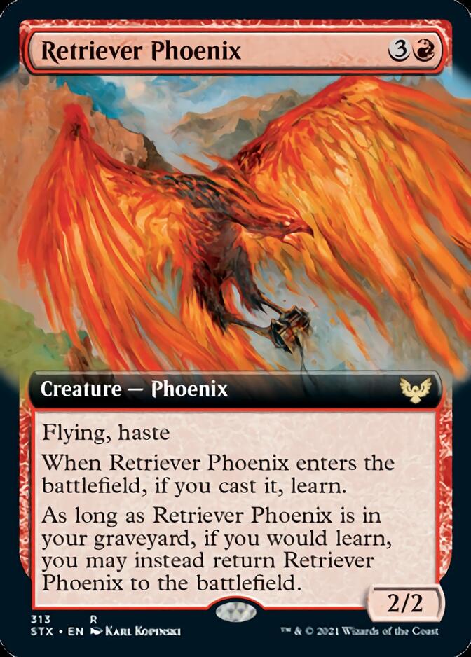 Retriever Phoenix (Extended Art) [Strixhaven: School of Mages] | Odin's Place