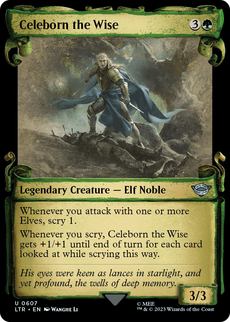 Celeborn the Wise [The Lord of the Rings: Tales of Middle-Earth Showcase Scrolls] | Odin's Place