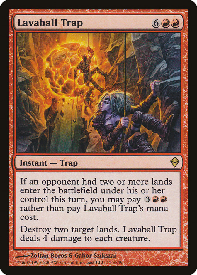 Lavaball Trap (135) [Zendikar] | Odin's Place
