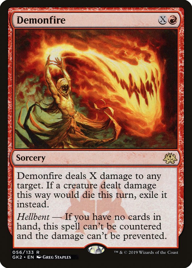 Demonfire (56) [Ravnica Allegiance Guild Kit] | Odin's Place