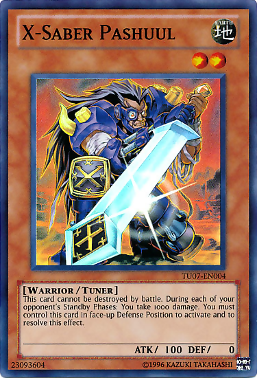 X-Saber Pashuul [TU07-EN004] Super Rare | Odin's Place