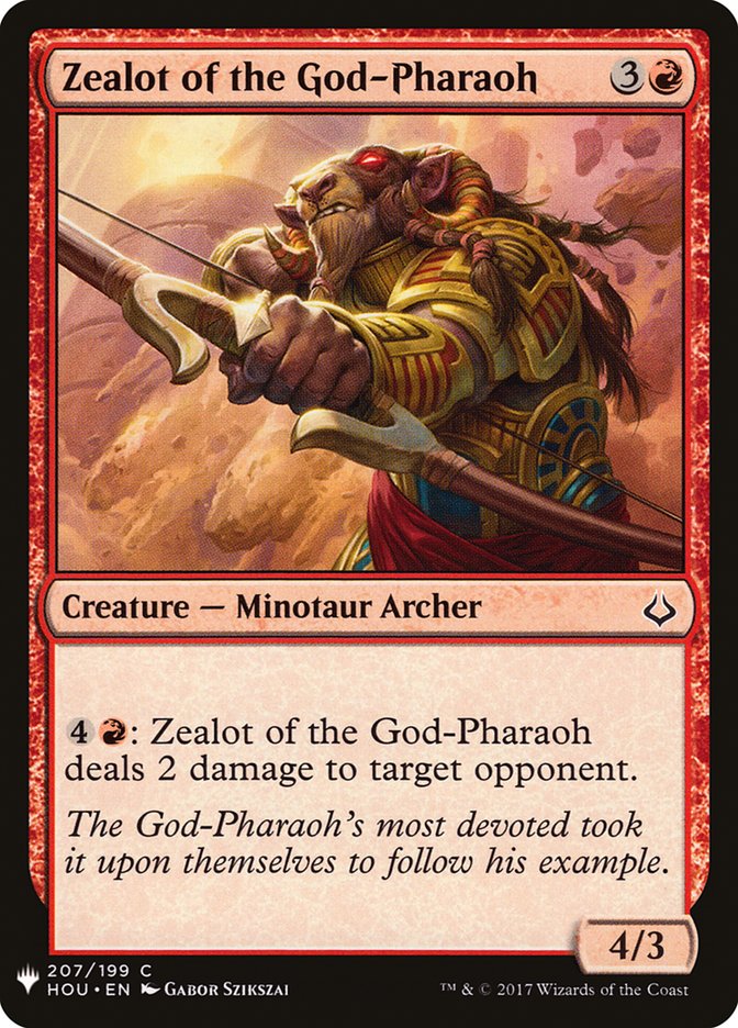 Zealot of the God-Pharaoh [Mystery Booster] | Odin's Place