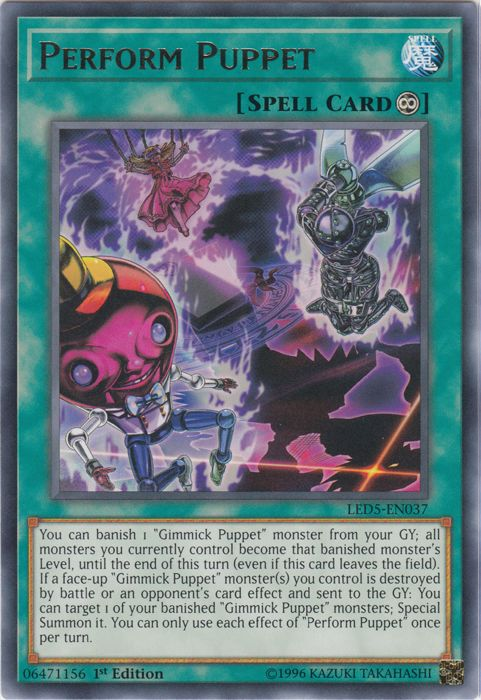 Perform Puppet [LED5-EN037] Rare | Odin's Place