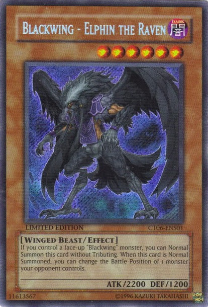Blackwing - Elphin the Raven [CT06-ENS01] Secret Rare | Odin's Place