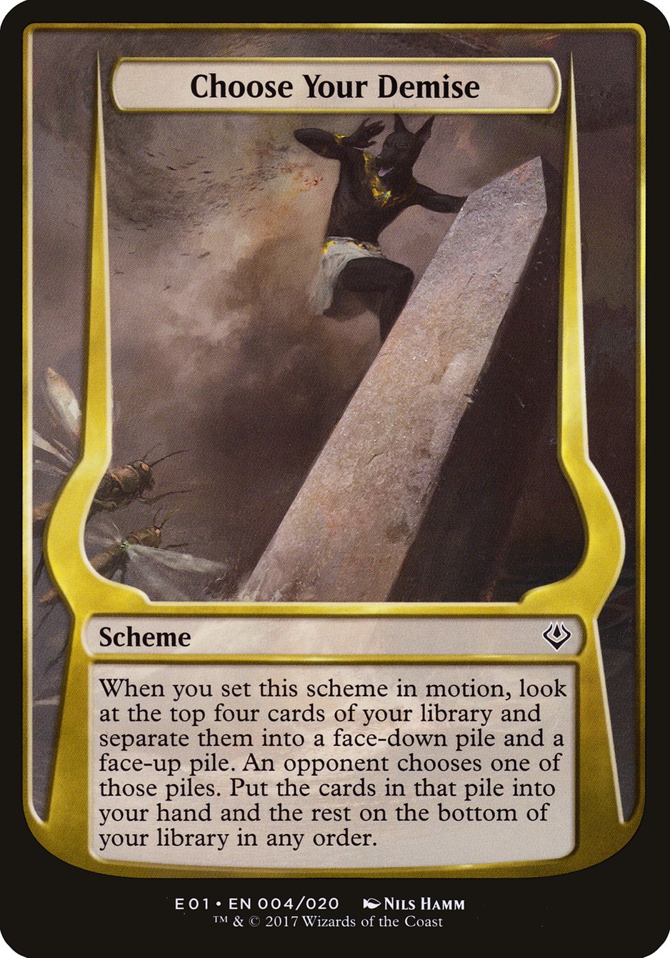 Choose Your Demise (4) (Schemes) [Archenemy: Nicol Bolas Schemes] | Odin's Place