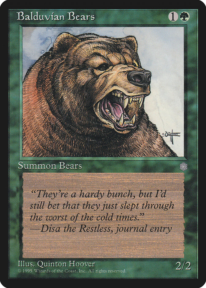 Balduvian Bears (226) [Ice Age] | Odin's Place