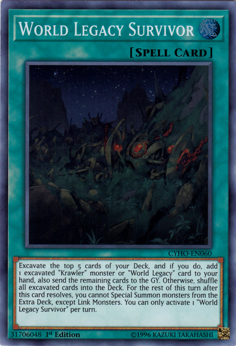 World Legacy Survivor [CYHO-EN060] Super Rare | Odin's Place