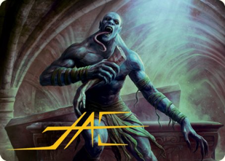 Ghoul Art Card (Gold-Stamped Signature) [Dungeons & Dragons: Adventures in the Forgotten Realms Art Series] | Odin's Place