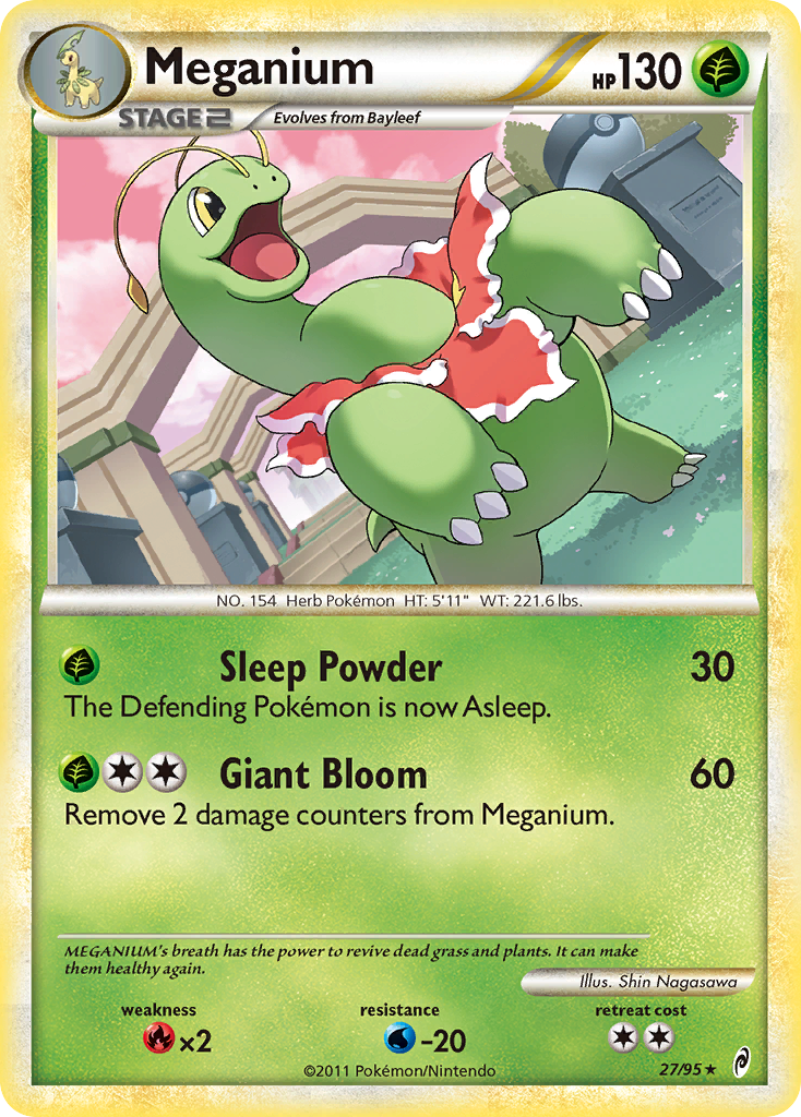 Meganium (27/95) [HeartGold & SoulSilver: Call of Legends] | Odin's Place