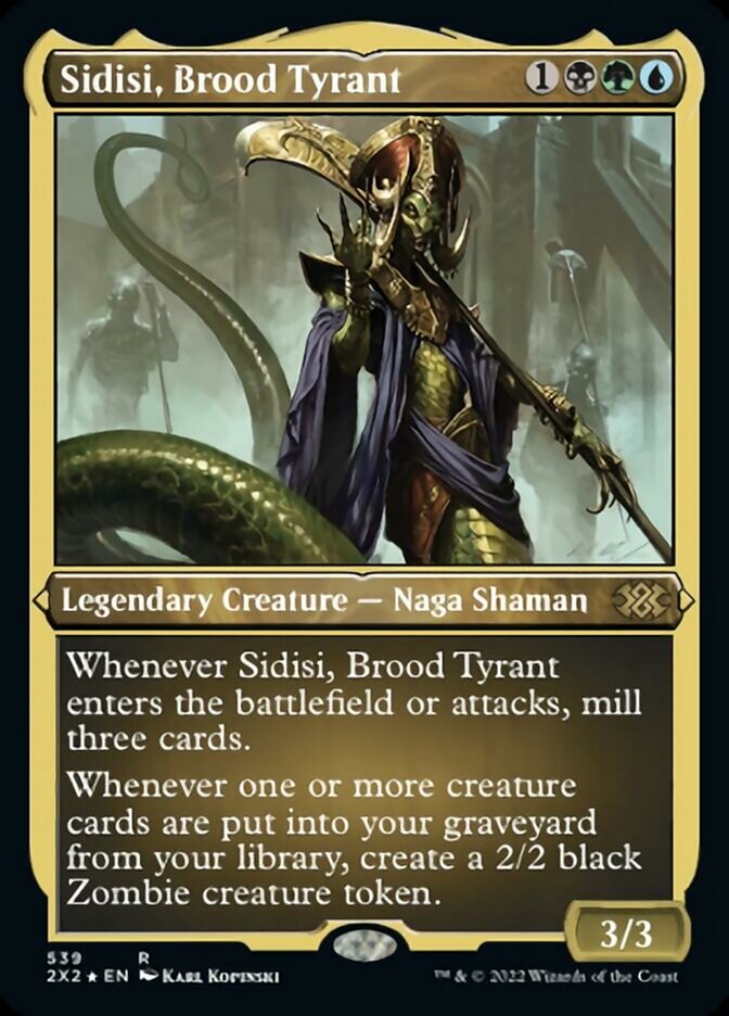 Sidisi, Brood Tyrant (Foil Etched) [Double Masters 2022] | Odin's Place
