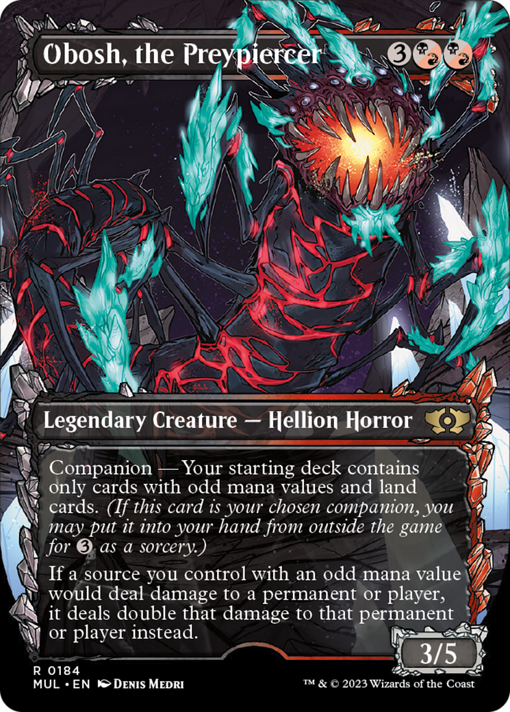 Obosh, the Preypiercer (Halo Foil) [Multiverse Legends] | Odin's Place