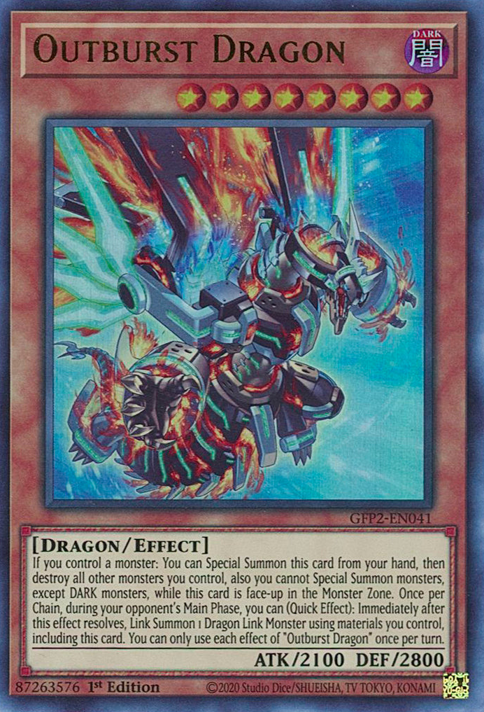 Outburst Dragon [GFP2-EN041] Ultra Rare | Odin's Place