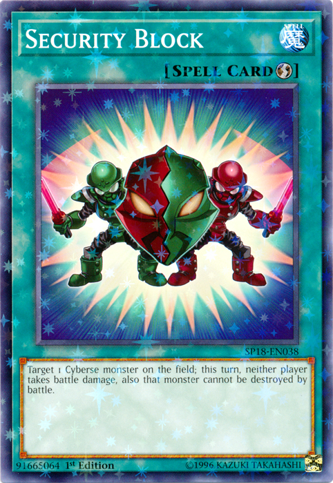 Security Block [SP18-EN038] Starfoil Rare | Odin's Place