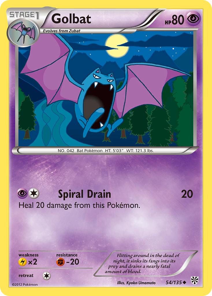Golbat (54/135) [Black & White: Plasma Storm] | Odin's Place