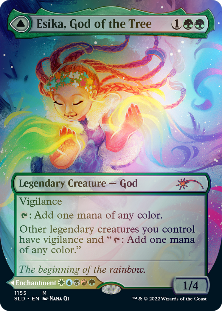 Esika, God of the Tree // The Prismatic Bridge (Borderless) [Secret Lair: From Cute to Brute] | Odin's Place