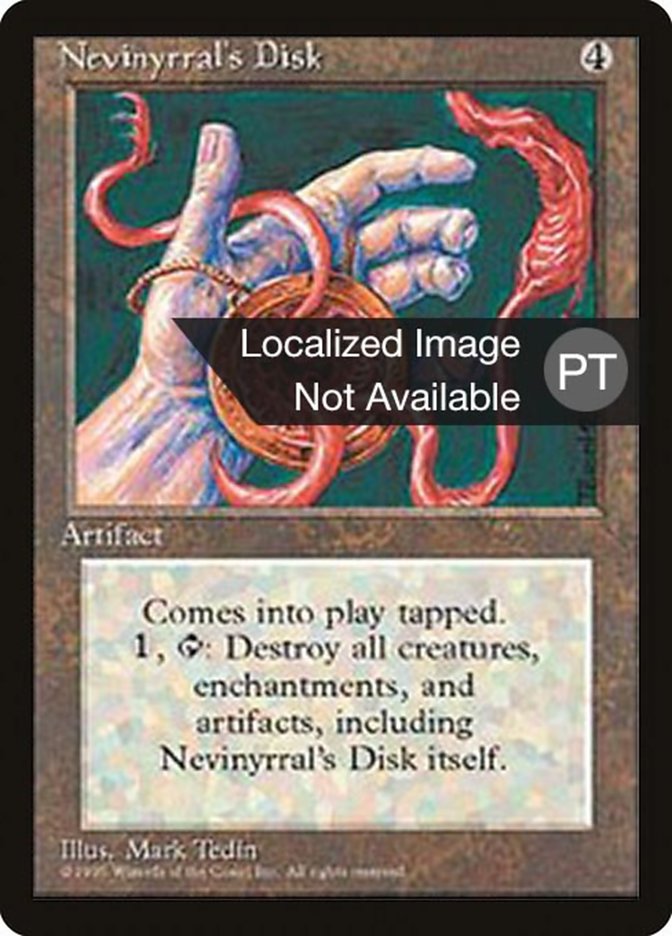 Nevinyrral's Disk [Fourth Edition (Foreign Black Border)] | Odin's Place