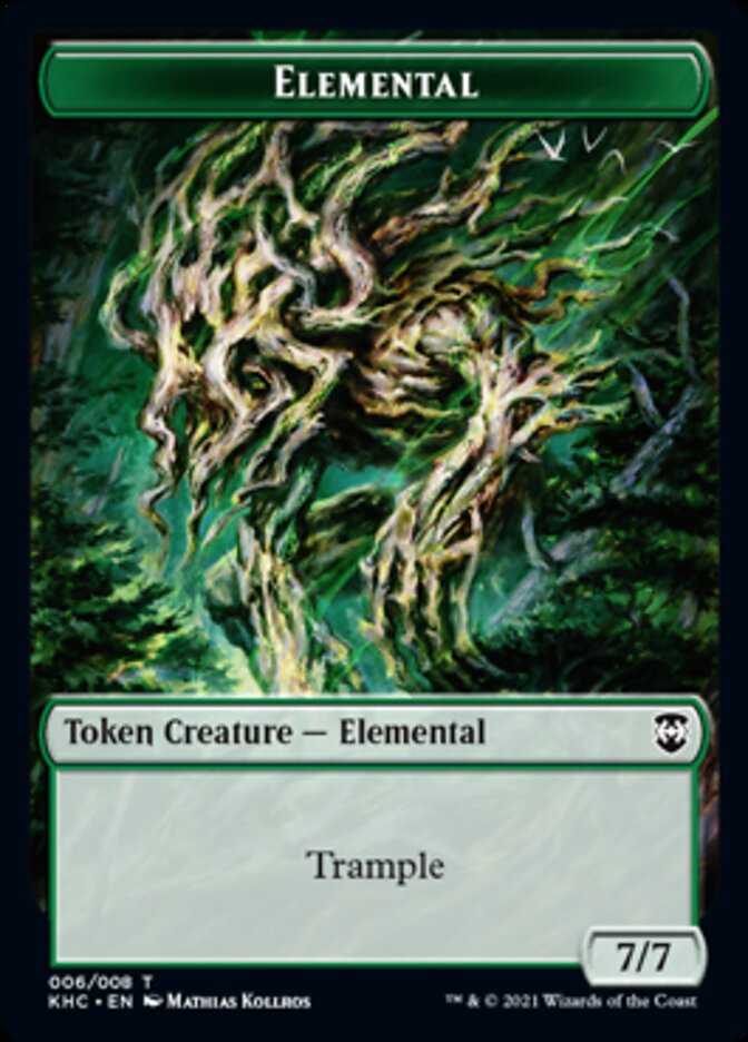 Elemental Token [Kaldheim Commander Tokens] | Odin's Place