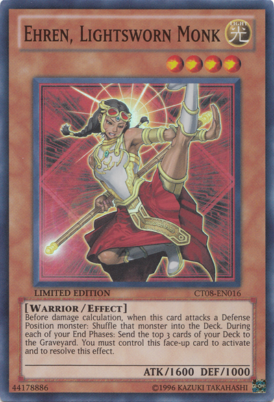 Ehren, Lightsworn Monk [CT08-EN016] Super Rare | Odin's Place