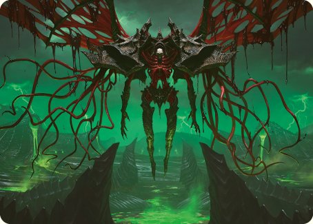 Archfiend of the Dross Art Card [Phyrexia: All Will Be One Art Series] | Odin's Place