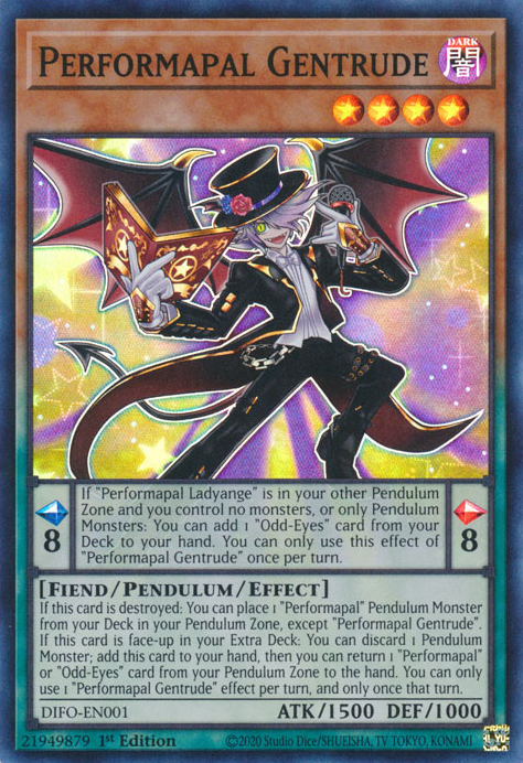 Performapal Gentrude [DIFO-EN001] Super Rare | Odin's Place