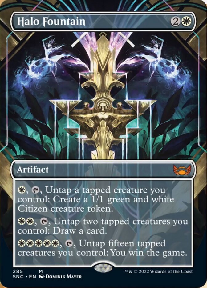 Halo Fountain (Borderless Alternate Art) [Streets of New Capenna] | Odin's Place