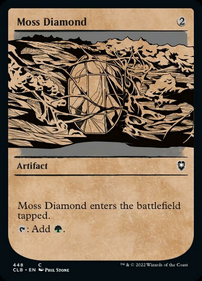 Moss Diamond (Showcase) [Commander Legends: Battle for Baldur's Gate] | Odin's Place