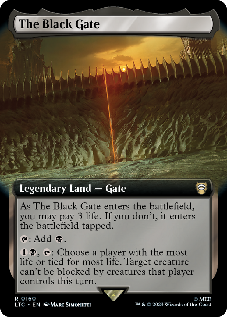 The Black Gate (Extended Art) [The Lord of the Rings: Tales of Middle-Earth Commander] | Odin's Place