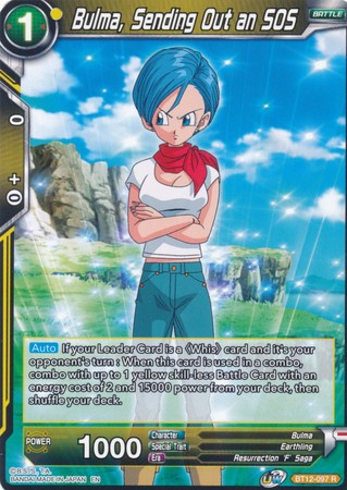 Bulma, Sending Out an SOS (BT12-097) [Vicious Rejuvenation] | Odin's Place