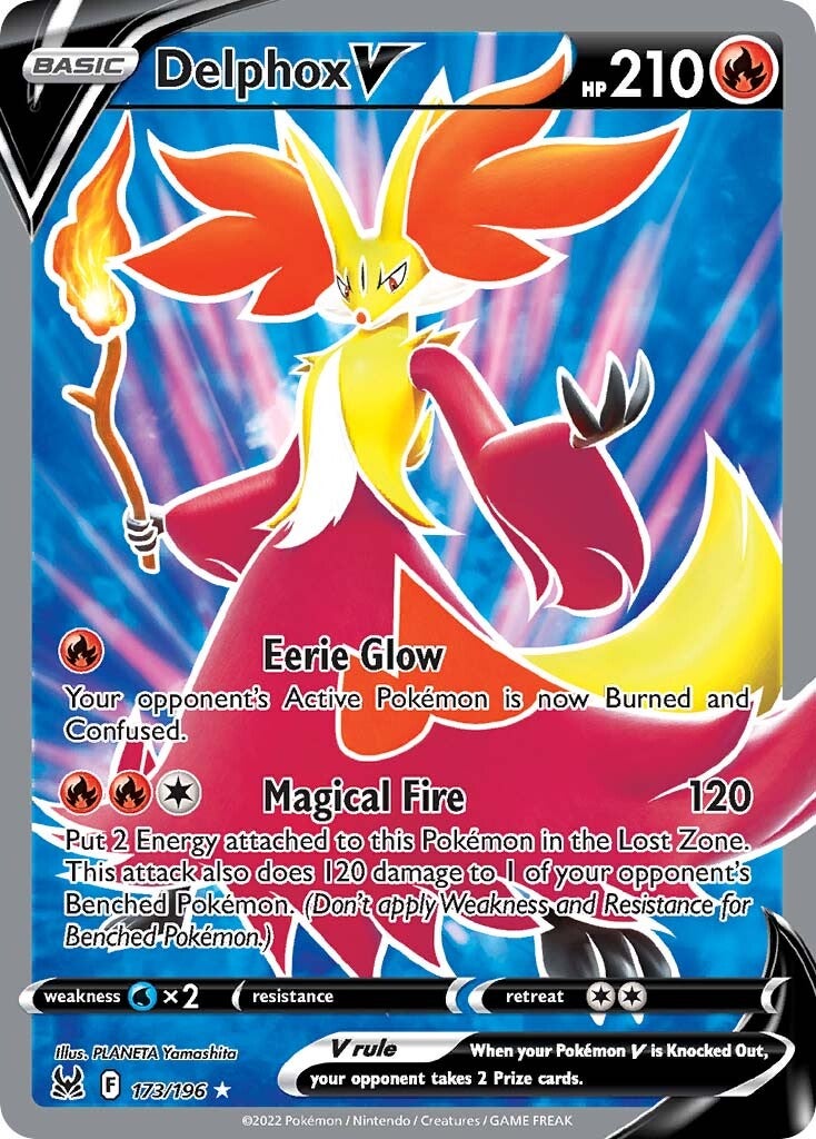 Delphox V (173/196) [Sword & Shield: Lost Origin] | Odin's Place