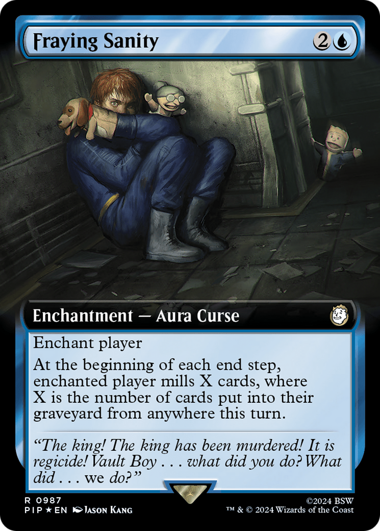 Fraying Sanity (Extended Art) (Surge Foil) [Fallout] | Odin's Place