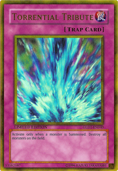 Torrential Tribute [GLD1-EN040] Gold Rare | Odin's Place