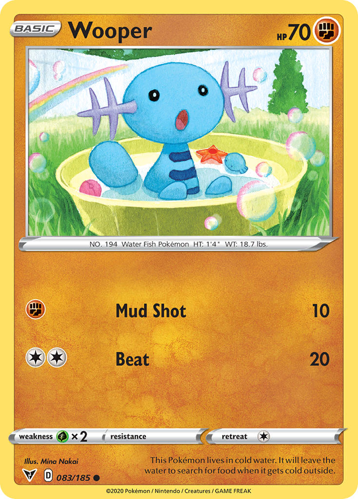Wooper (083/185) [Sword & Shield: Vivid Voltage] | Odin's Place