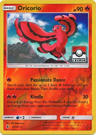 Oricorio (14/145) (League Promo) [Sun & Moon: Guardians Rising] | Odin's Place